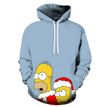 

3D Cartoon printing Hoodies Cute Simpson And Anime Hoodie Series kids Autumn and Winter Sweatshirt Hoodies