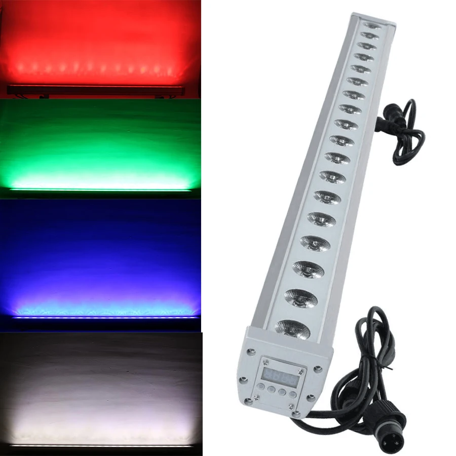 Светодиодный непроницаемый Pared de lavado 18x12 Вт RGBW LED Luz inundación corriendo caballo tierra nuevo iluminación