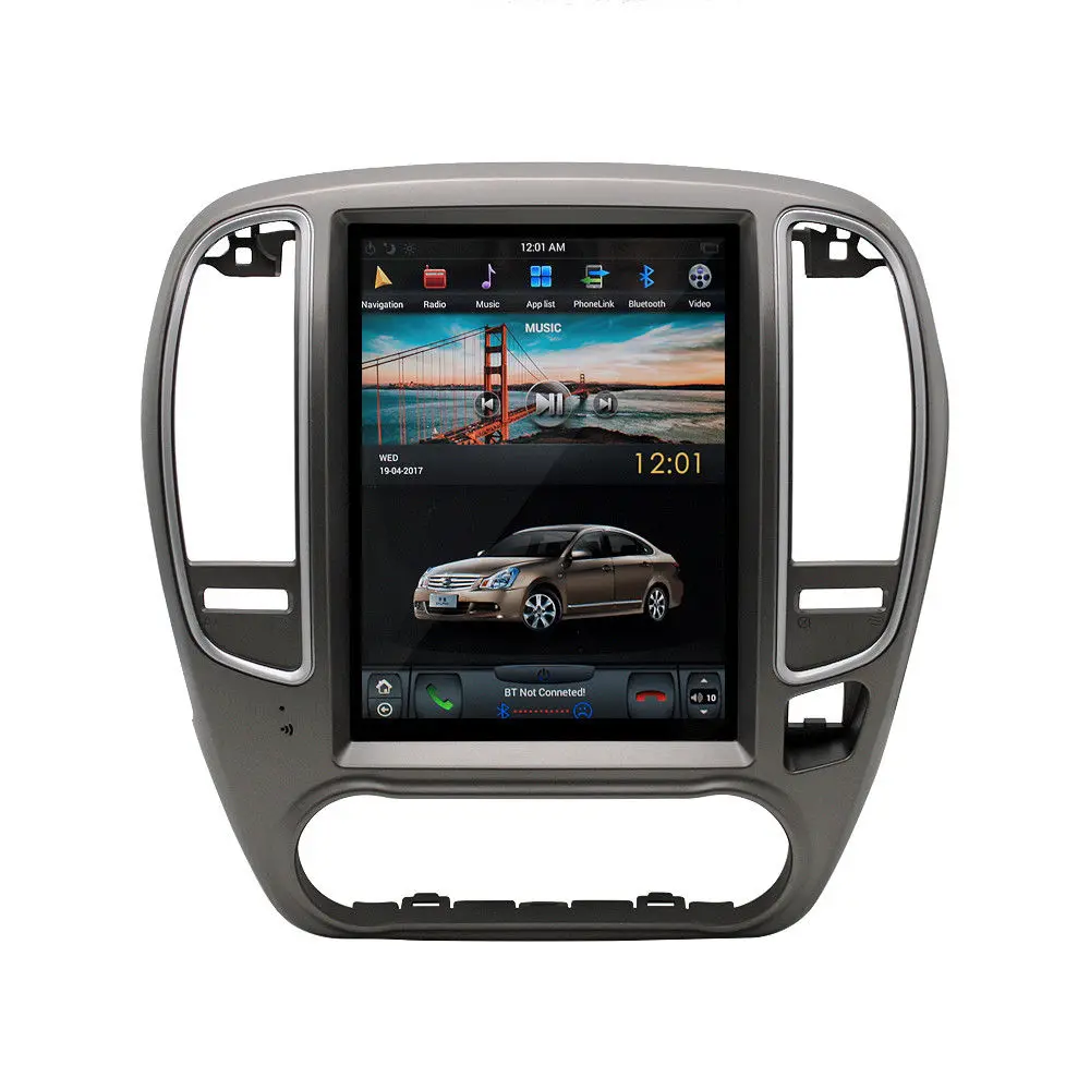 

10.4" tesla style vertical screen android 9.0 Six core Car GPS radio Navigation for Nissan Bluebird Sylphy Almera