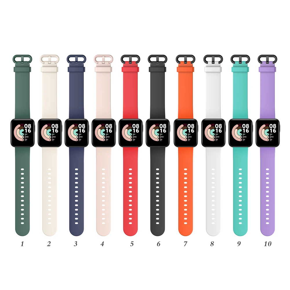 Per XiaoMi Mi Watch Lite cinturino di ricambio Sport cinturino in Silicone  Correa per XiaoMi RedMi Watch Smart Watch cinturino da polso|Watchbands| -  AliExpress