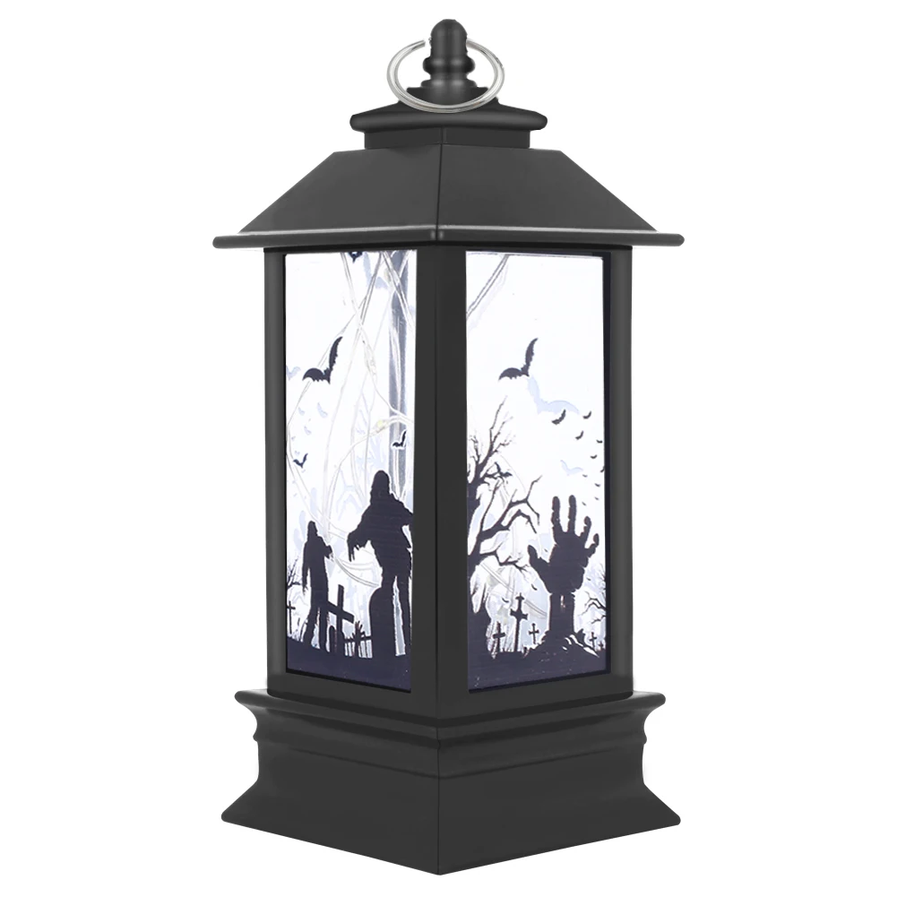 Лампа в виде тыквы на Хэллоуин свет сад Романтический подвесной фонарь домашний Декор светодиодный креативный Скелет Тыква свет паук