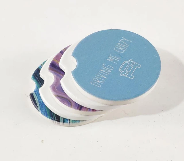 Sublimation Blank Ceramic Coaster Heat Round Insulation Coaster