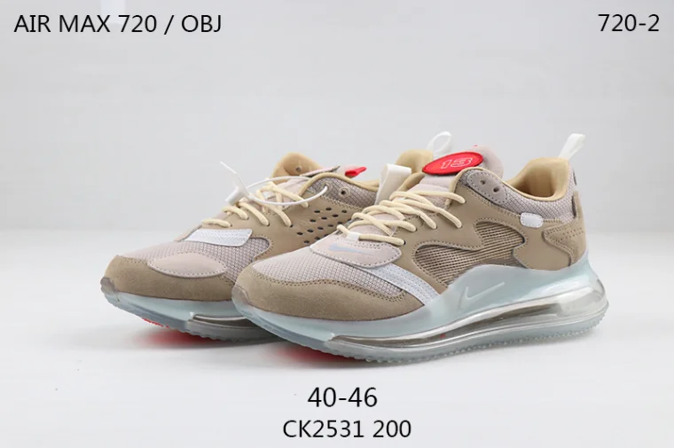 AIR MAX 720 OBJ мужские кроссовки с воздушной подушкой, дышащие спортивные кроссовки Ck2531