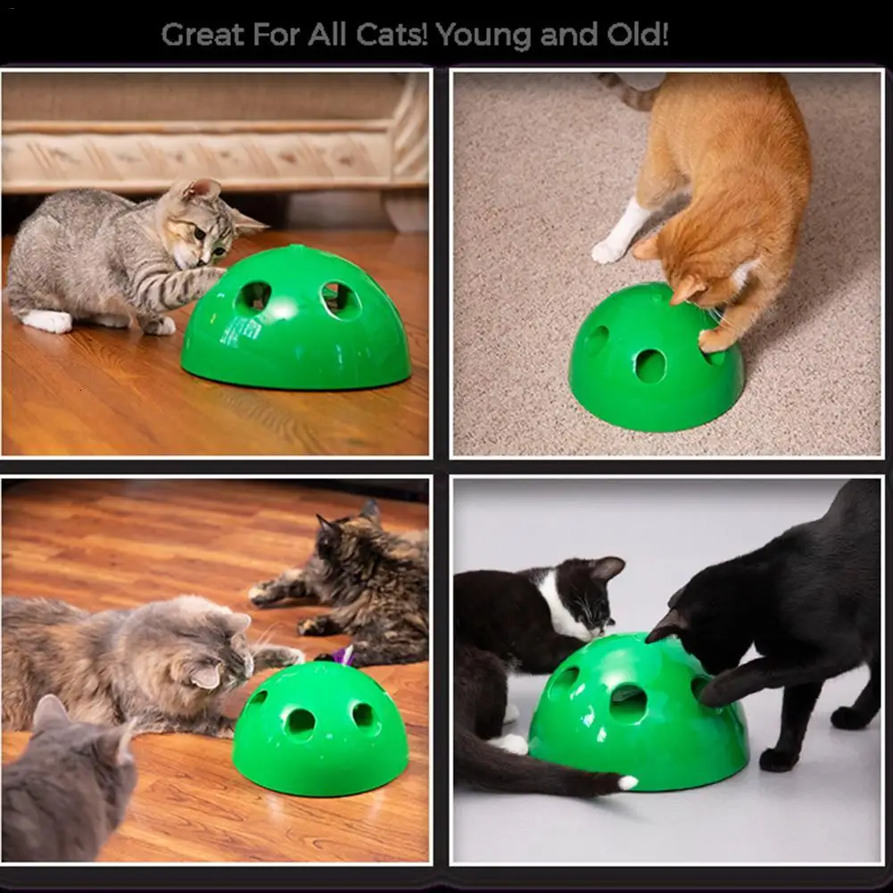 low cost  Peek A Boo Cat Toy Pop Play Pet Toy Ball POP N PLAY Cat Scratching Device Funny Traning Cat Toys Fo
