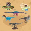 4pcs 4D stereoscopic assembly dinosaur egg piece and insert dinosaur Dinosaur simulation model toy Educational toys for children 4