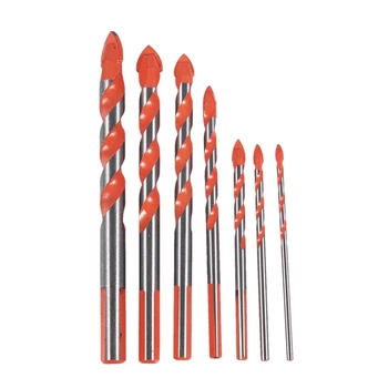 

7 Pieces/Set Of Handle Drill Multi-Function Drill Bit Marble Perforator Tile Drill Bit