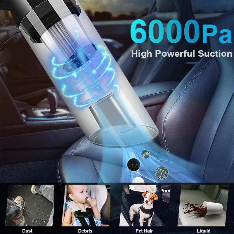 US $21.99 Handheld Vacuum Cleaner Portable Wireless Vacuum Cleaner Car Vacuum Cleaner For Car Machine Desktop Battery Vacuums Cleaner