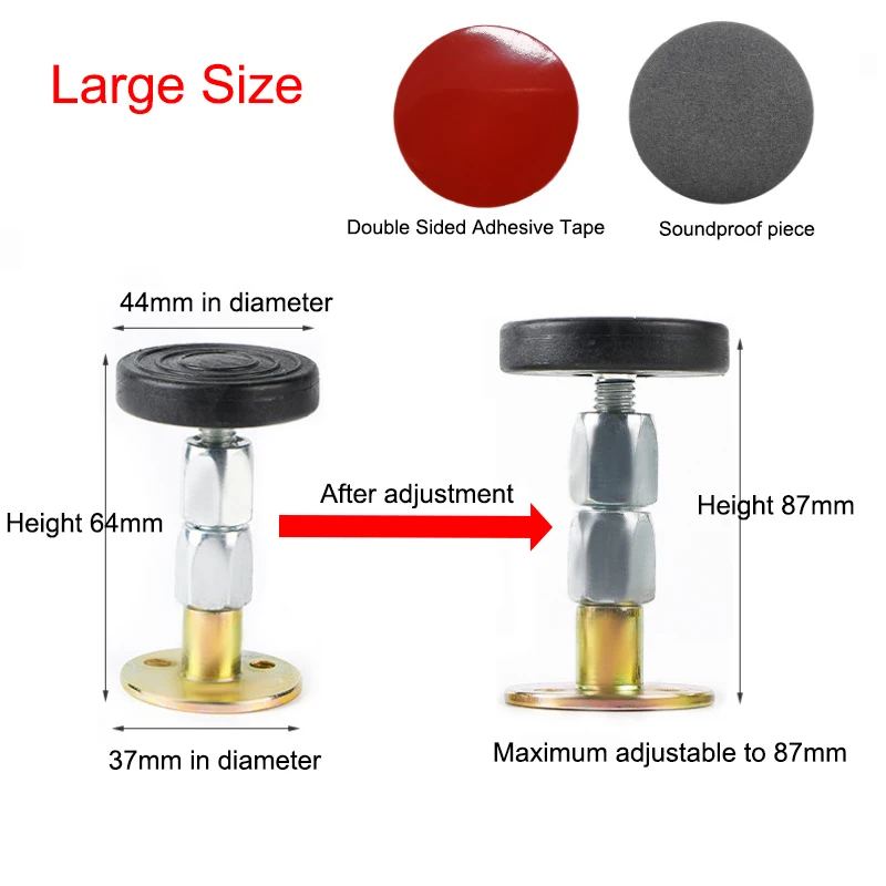 Bedside Fixed-Device Self-Adhesive Bedside Anti-Shake Anti-Collision Pad Bed Shake Stabilizer Anti-Bed Ring Top Wall Artifact