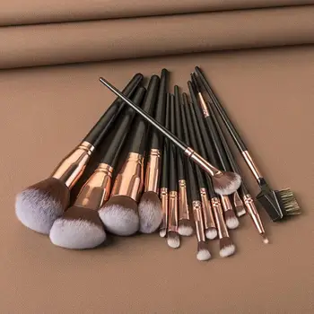 

7/10/15PCS Eye Shadow Makeup Brush High Gloss Loose Powder Blush Beauty Brush Soft Nylon Fiber Cosmetic Brush With Wooden Handle