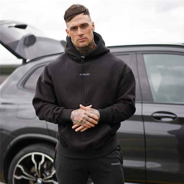 Gymshark Hoodies GYM brand clothing men sweatshirt Bodybuilding tracksuits  men's Muscle jerseys slim healthy sports hoodie - AliExpress