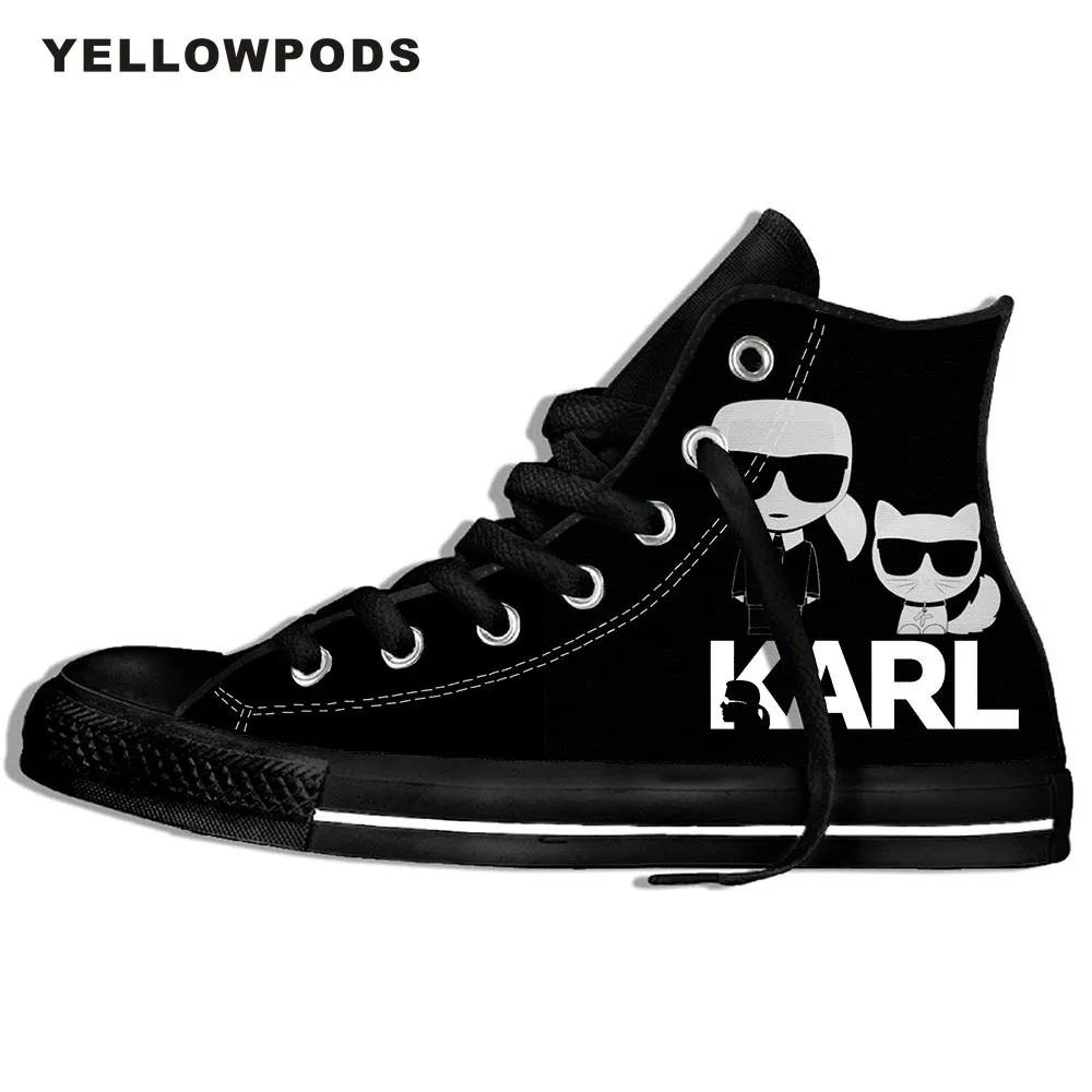 

Customized Running Shoes Lagerfeld Woman Man Karl Board High Quality High Help Hot Canvas Custom Sneakers Zapatos De Hombre