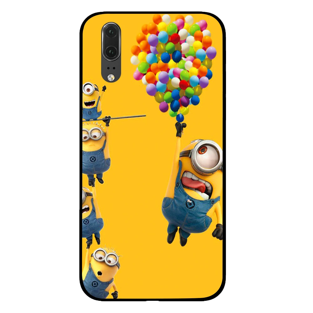 9 С милыми миньонами из мультфильма чехлы для Huawei Honor V9 V10, 8, 9, 10, 8X 5A 7A 5X Play Lite TPU Защитный чехол - Цвет: 9