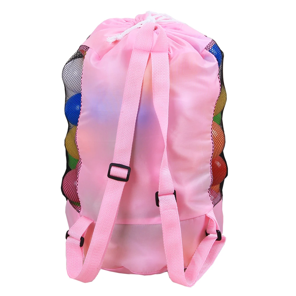 Пляжная сумка из сетки игрушка Tote Drawstring пляжный рюкзак для путешествий пляж аквапарк супермаркет