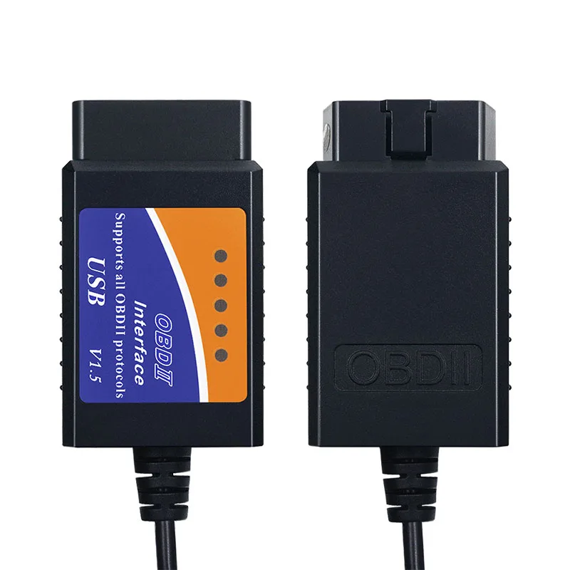 Автомобильный диагностический сканер ELM327 USB интерфейс ELM 327 V 1 5 OBD 2 V1.5