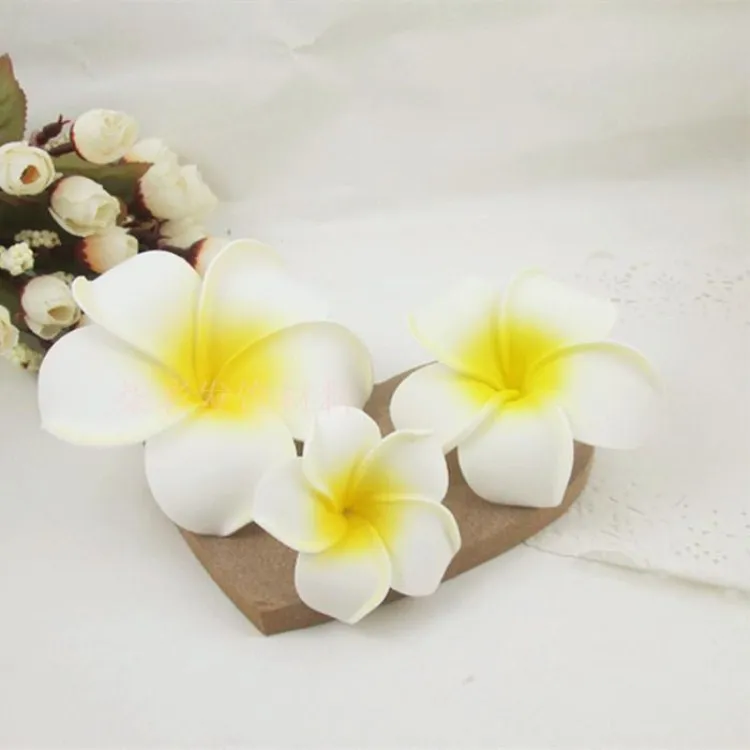 

DIY Accessories Slipper Material Plumeria Rubra 3 PCs Size