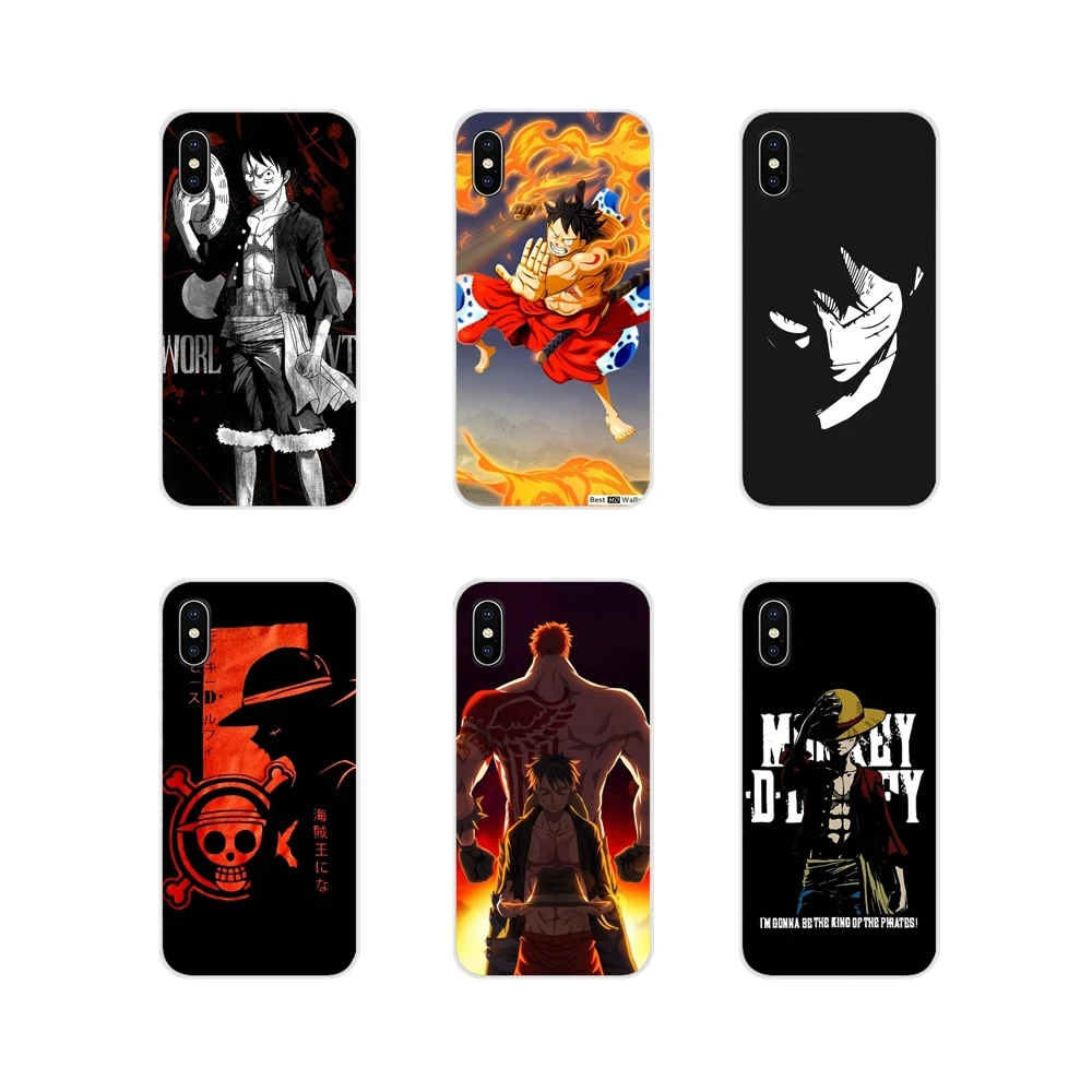 Силиконовый чехол для мобильного телефона в виде ракушки Чехлы One Piece Monkey D Луффи