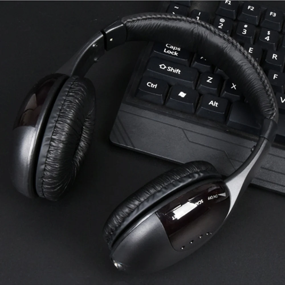 Беспроводные наушники 5 в 1 Bluetooth портативная гарнитура с микрофоном радио FM для