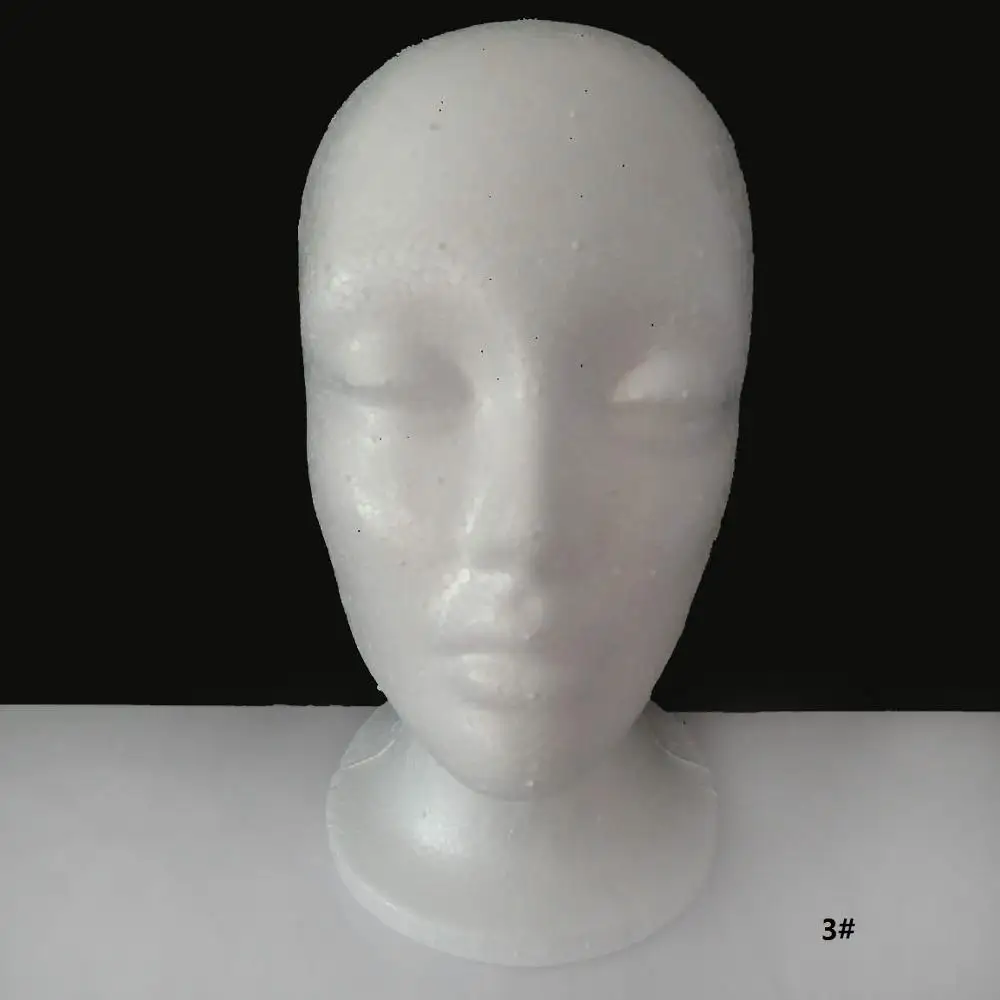 Female Foam Mannequin Head Wigs holder Glasses Cap Display Stand Model wig head with stand wig holder
