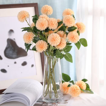 

hydrangea dandelion rose bouquet living room floor decoration dried flower artificial flower silk flower flower arrangement