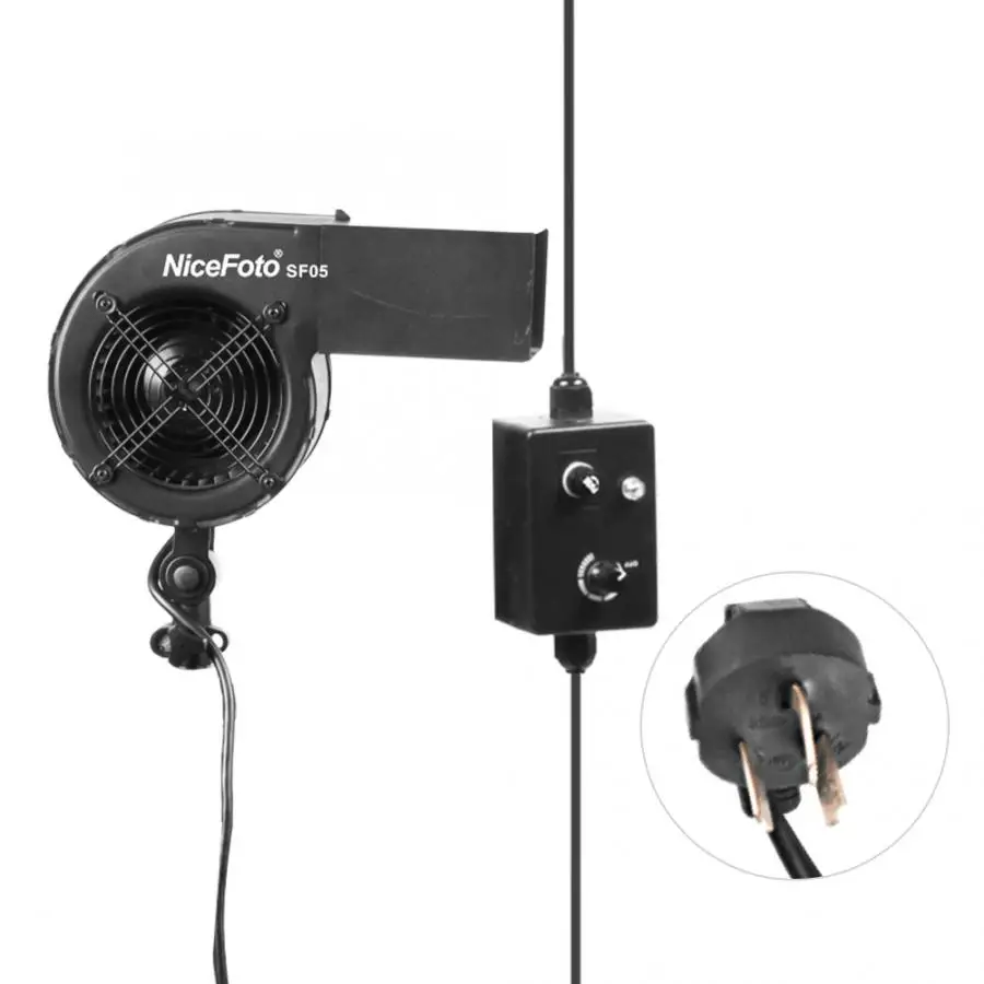 AU Plug NiceFoto SF-05 вентилятор для фотосъемки сценический специальный эффект выдувная машина Контролируемая скорость ветра 120 Вт 2600 об/мин Фотостудия - Цвет: AU Plug