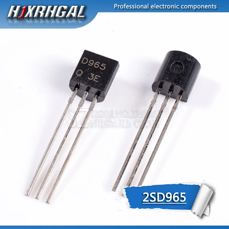 1 шт. 2SD965 TO 92 D965 TO92 Новый триодный транзистор HJXRHGAL|Транзисторы| |