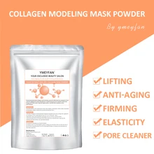 1KG Pack Collagen Mask Powder For Facial Soft Film Powder Moisturizing Firming Anti Wrinkle Modeling Peel Off Rubber Mask Powder