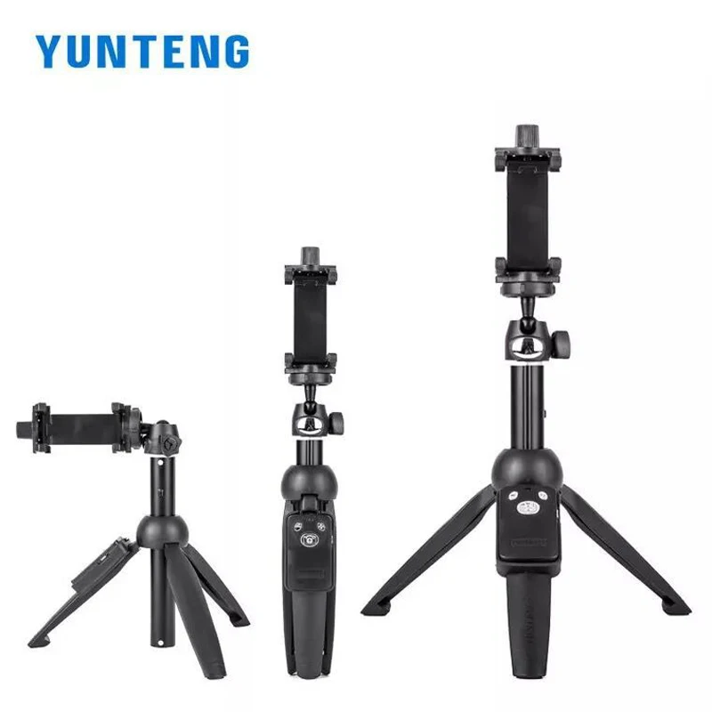 YUNTENG 9928 selfie stick tripod selfie stick sports camera selfie stick cell phone selfie stick smartphone selfie stick phone selfie tripod Foldable Selfie Stick Wireless Bluetooth Remote Extendable Monopod Tripod Phone Stand Holder Mount