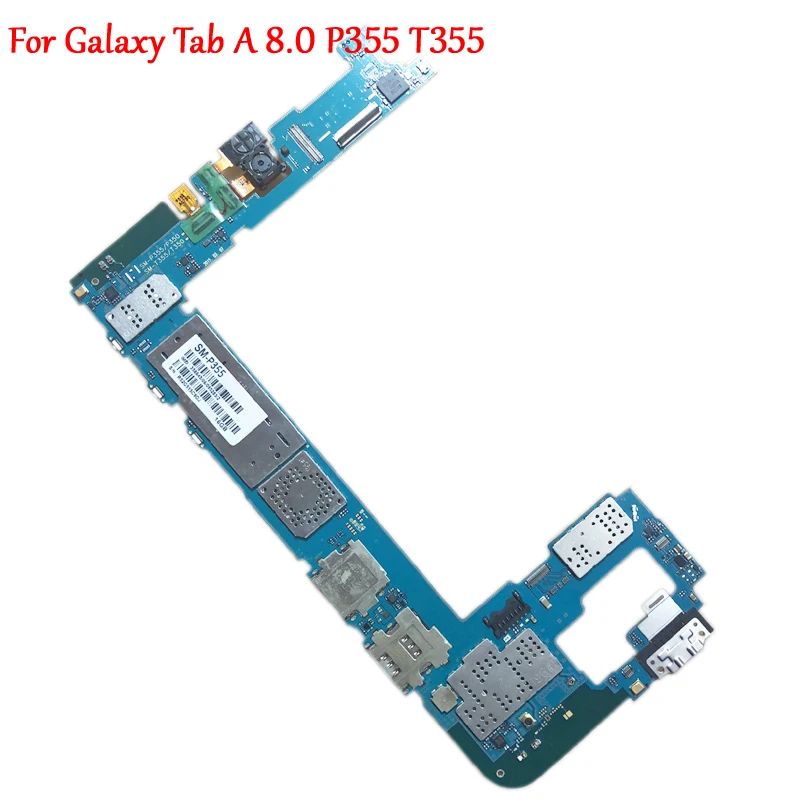 

Tested Full Work Unlock Original Motherboard For Samsung Galaxy Tab A 8.0 P355 T355 Logic Circuit Electronic Panel