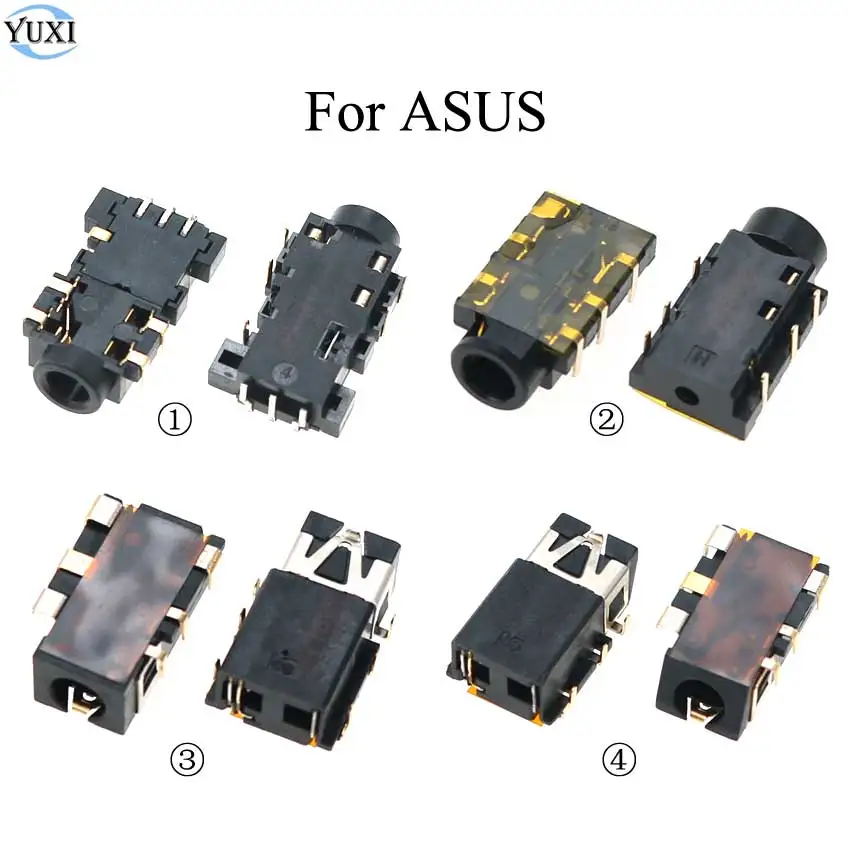 

YuXi 1pc 3.5mm Laptop Audio Jack headphone Port for Asus N55SF N55SL G75VX X32U K550D X55OV A55OV K550DP X450 A550 R557LI