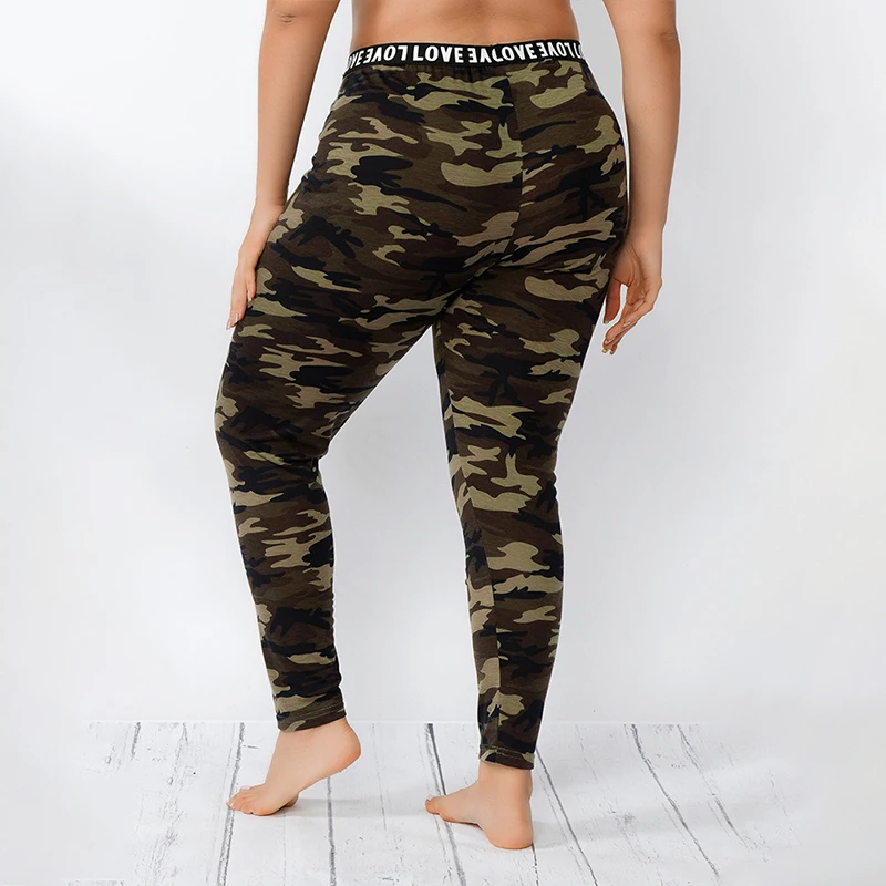 Plus size High stretch leggings for 