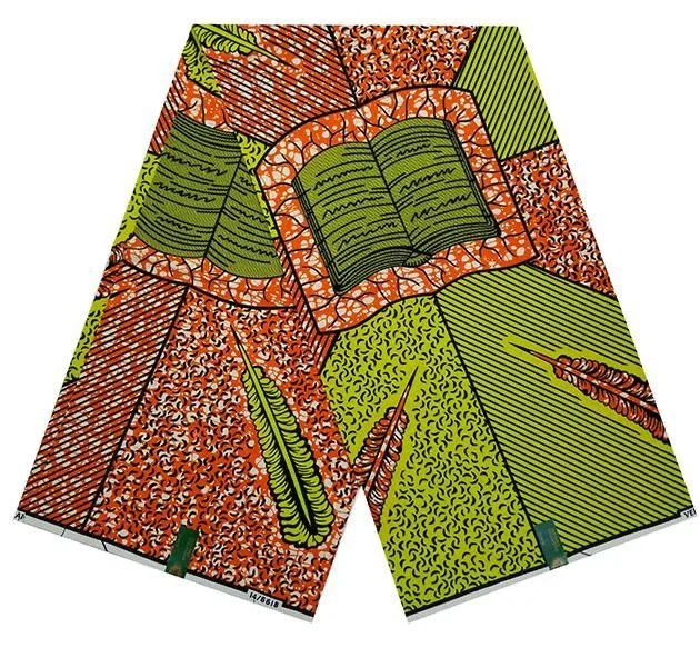 

new African Wax Print Ankara Fabrics 100% Cotton Nigerian Style Patchwork Sewing Guaranteed Veritable Real Wax For Dresses soft