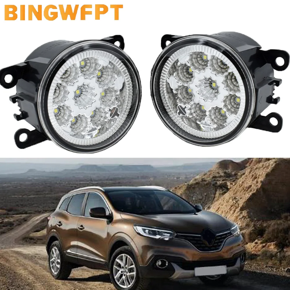2 Pcs Fog lights for Renault Grand Scenic 3 JZ 2010 2011 2012 2013 2014 2015 2016 Car driving Led |