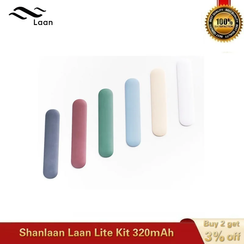 Электронные сигареты Shan Laan Lite комплект 320mAh батарея и 1,4 ml Pod 7,4 W все-в-одном курение вейп ручка испаритель VS Veiik Airo