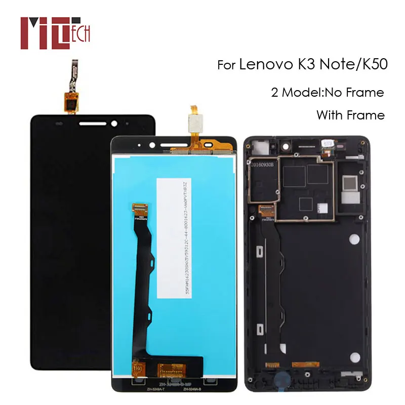 Beste LCD Display Voor Lenovo K3 Note K50 K50 T5 LCD Touch Screen Digitizer Vergadering Vervanging 5.5 \