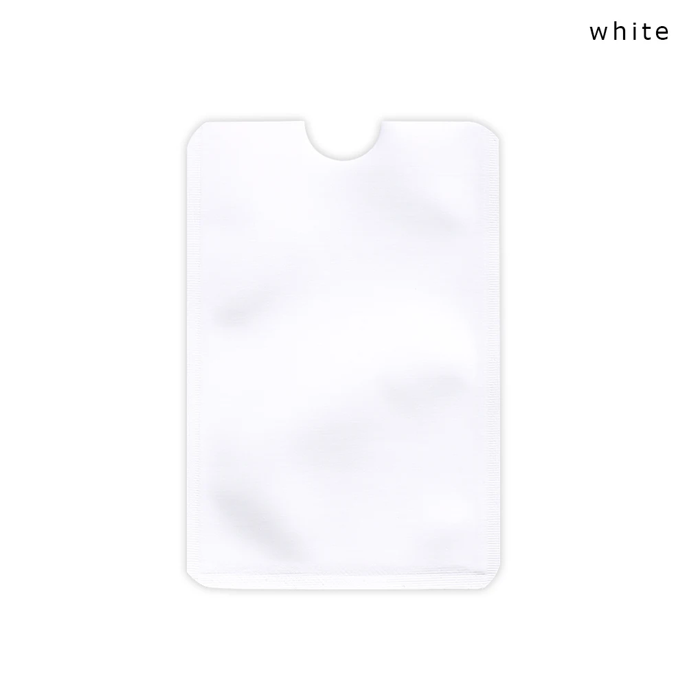 Style 3-white 5 шт., защита от кражи для RFID, защита для кредитных карт, блокировка, держатель для карт, рукав, кожаный чехол, Защита, Чехол для банковских карт, новинка - Цвет: Style 3-white