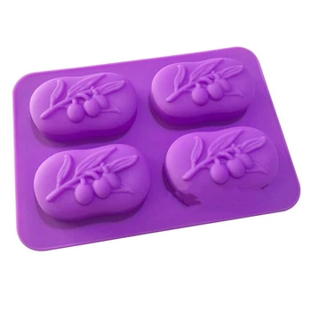 

Olive Tree Shape Silicone Soap Mold Form Handmade Soap Making Molds Soap Mould Form Cake Chocolate Decorating Tools