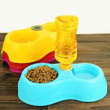 Автоматическая поилка для домашнего животного собаки миски для котят бутылки воды Liftable чаша дозатора для щенка универсальная собачья поилка