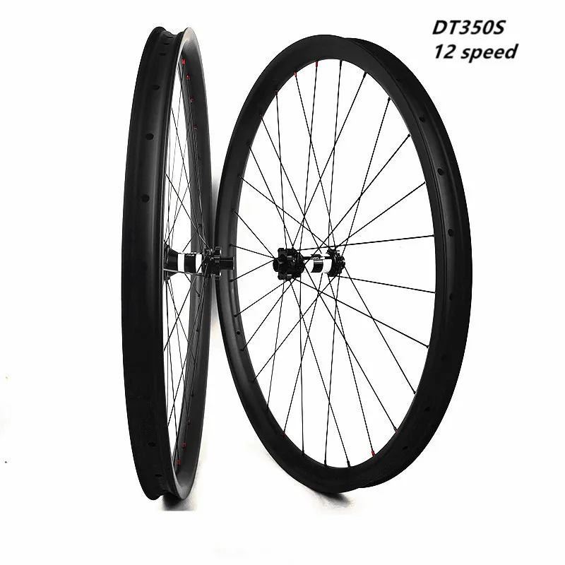 Mtb колеса 29er 30x24 мм бескамерные Асимметричные DT350S 12 Скоростей Углеродные mtb колеса столб 1420 колеса для горного велосипеда 110x15 148x12