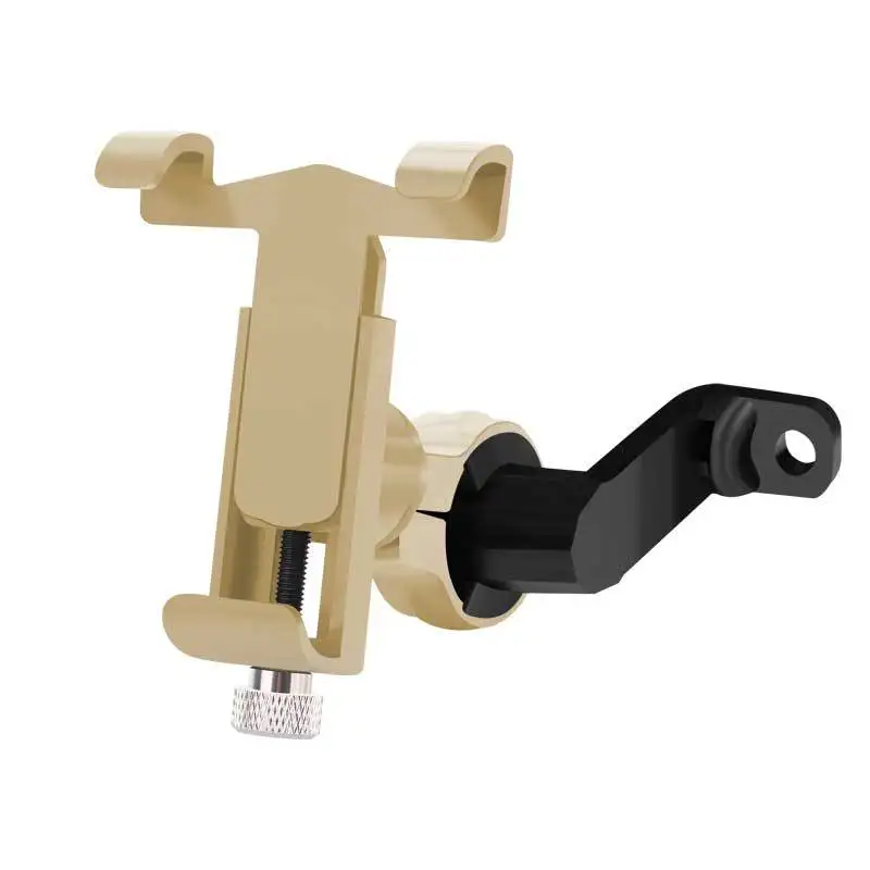 Bike Phone Mount Universal With Anti-slip Pad 360 Rotation Bicycle Motorbike Cell Phone Holder Bracket Stand Aluminum Alloy - Цвет: J1