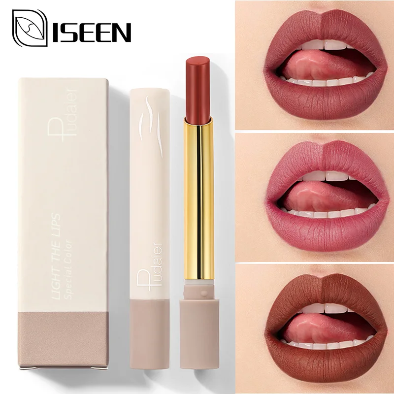 New 16 Colors Lips Makeup Long Lasting Moisture Lipstick Nude Rich Red Lip Matte Waterproof Colorfast Velvet |