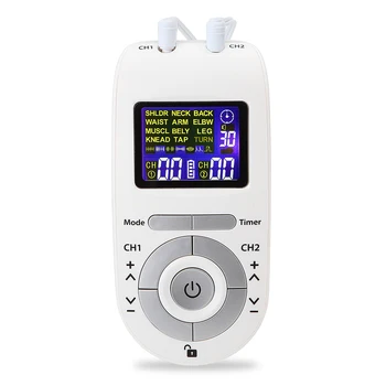 

Electronic Pulse Massager TENS EMS Machine Fitness Nerve Muscle Stimulator Instrument Low Frequency Physiotherapy Device New