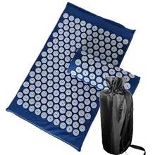 Акупунктурный массаж коврик для йоги с подушкой Массажер(около 62*38 см) подушка Массажный коврик Акупрессура облегчение боли в спине тела шип коврик