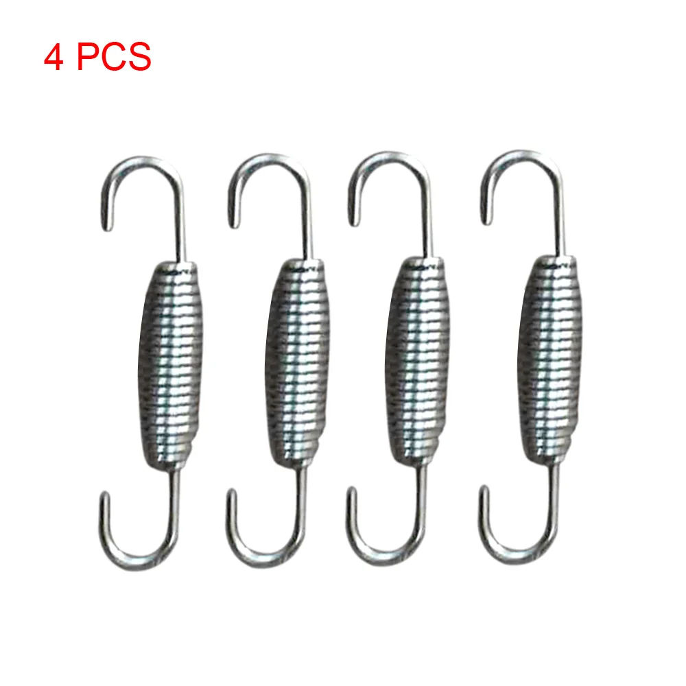 

4pcs/set Stainless steel Exhaust pipe Muffler Springs Swivels 45mm length Motorcycle Motorbike Repair Tool parts Replacement