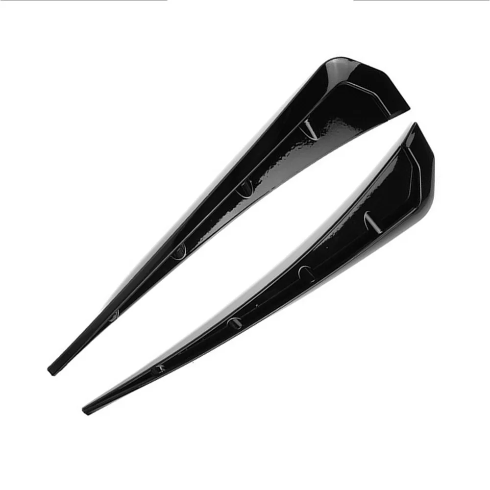 2x черный Автомобильный Наружный боковой крыло вентиляционная Отделка Декор Набор для Honda Civic