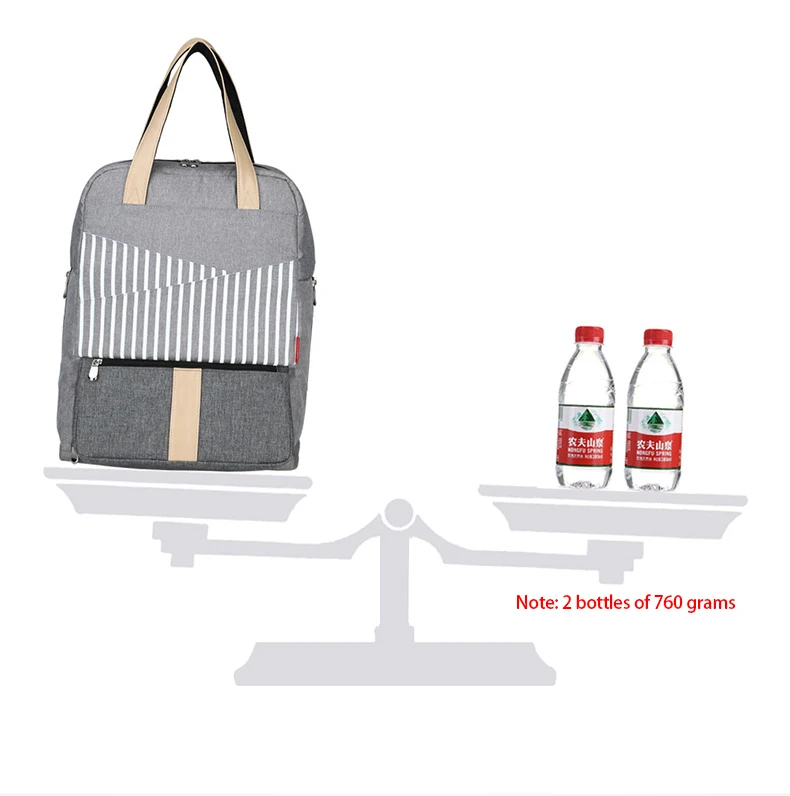 Многофункциональная сумка на плечо с высокой вместительностью для мам и мам, водонепроницаемая сумка для хранения подгузников, модная прогулочная коляска для мам