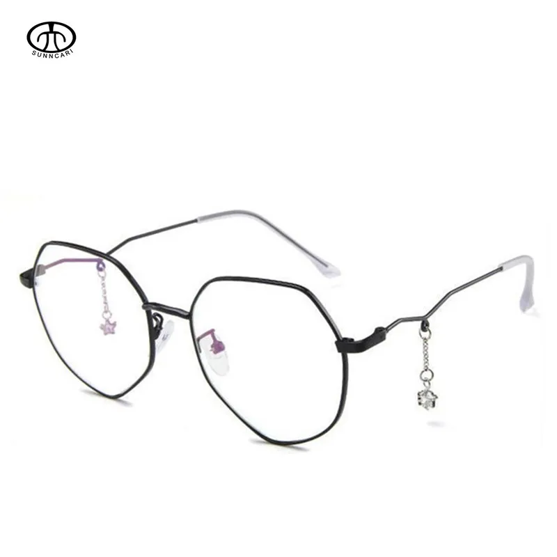 

1.56 Vintage Metal Square Myopia Glasses Frame Soild Alloy Nearsighted Prescription Eyeglasses Women Oculos Redondo With Diopter