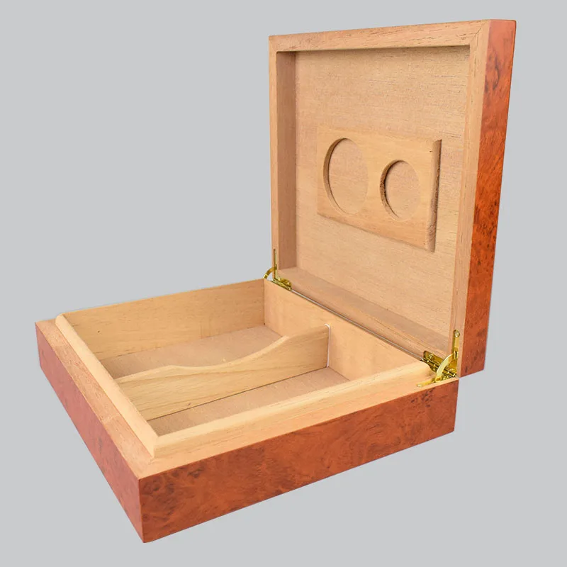 SCHNEIDE бренд Humidor испанский кедр Деревянный дорожный увлажнитель для сигар с гигрометром и увлажнителем Многофункциональный