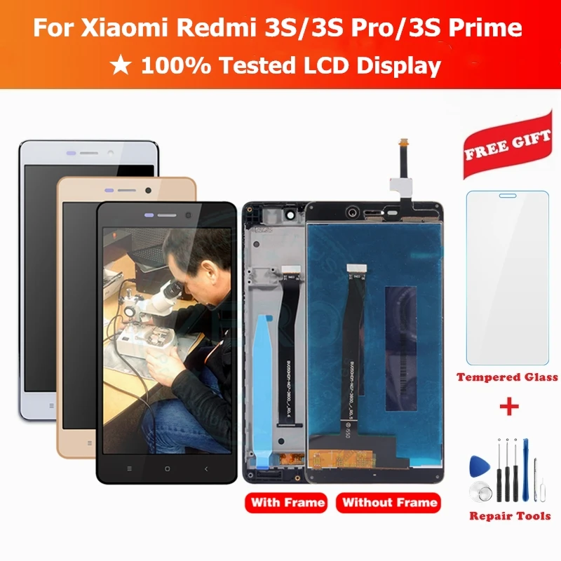 For Xiaomi Redmi 3S LCD Display + Frame 