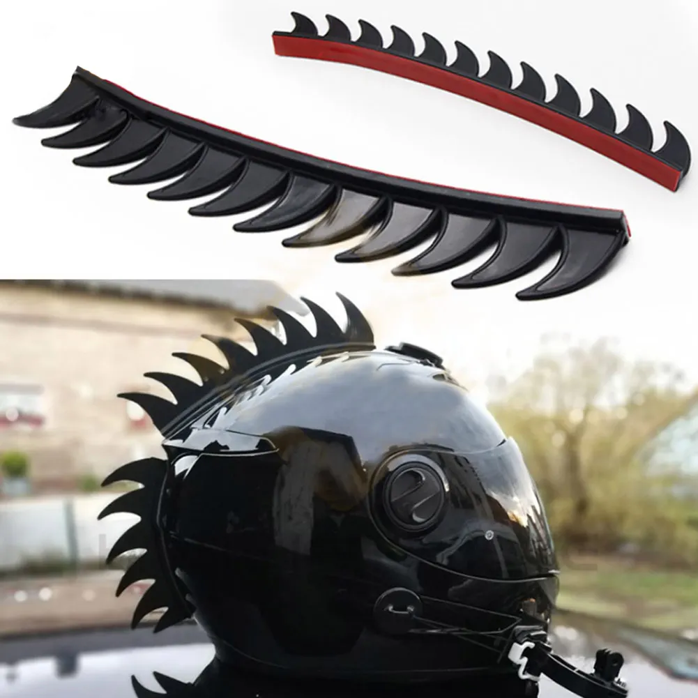 Светоотражающие наклейки Шипы пилы полосы для мотоциклетного шлема Mohawk Warhawk NR