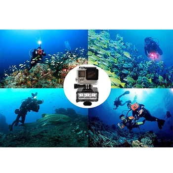 

Shoot Waterproof 30M Diving Light Led Fill For Hero 7 Black Silver White/6/5/5S/4/4S/3+,Campark Akaso Dbpower Crosstour,Waterpro
